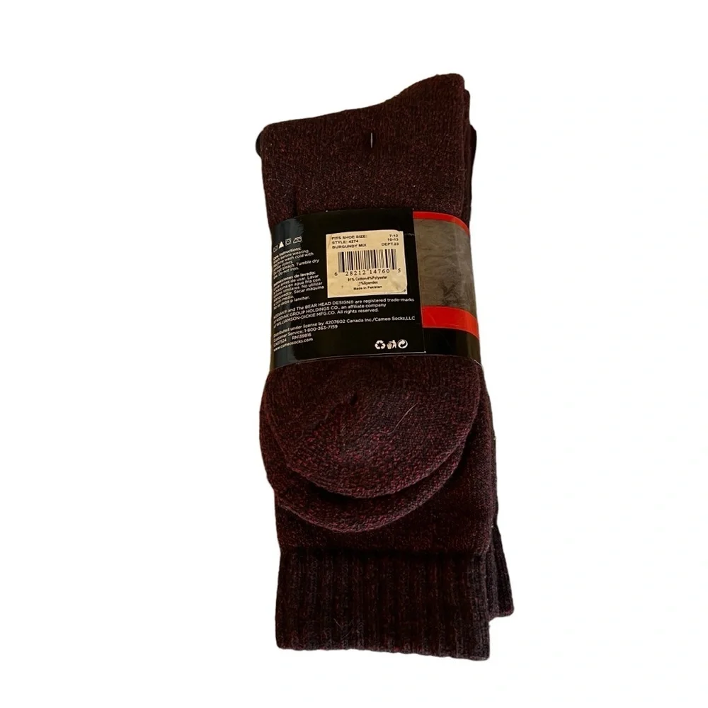 Kodiak‎ Cotton Thick Tall Boot Socks 2 Pairs New